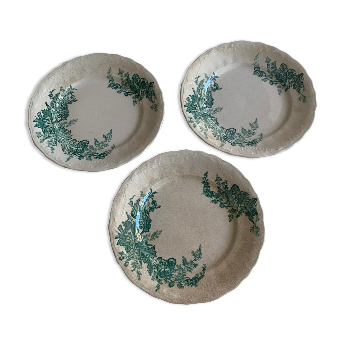 Set of 3 dessert plates Matsumura & co, made in Japan