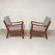 Paire de fauteuils danois Ole Wanscher 1960