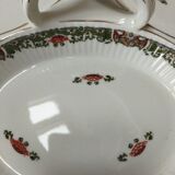 Plat mendiant porcelaine