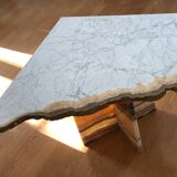 Table basse marbre unique