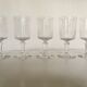 series of 5 early 20th crystal water glasses