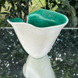 Elchinger white and green vase