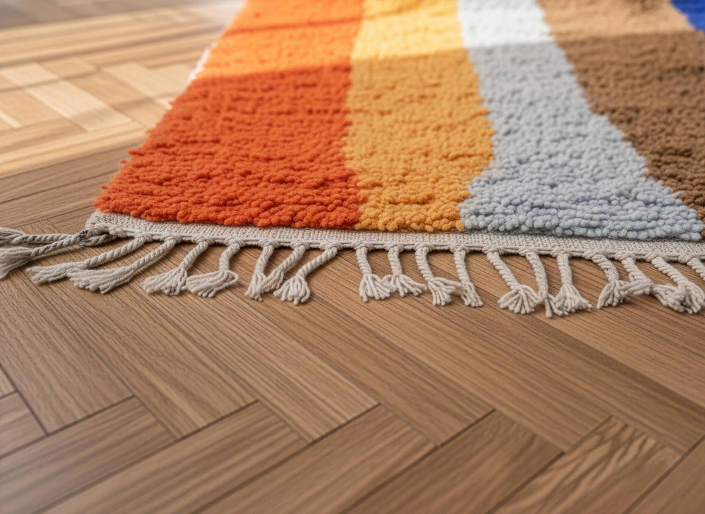 Traditional wool rug Morocco 2.5 x 1.5 m