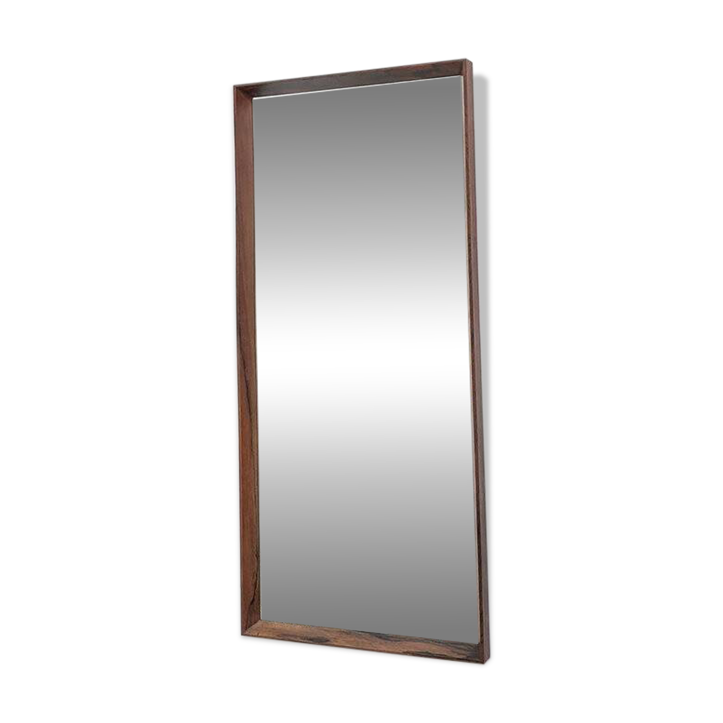 Miroir scandinave en palissandre
