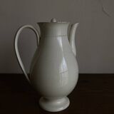 Creil and Montereau neo-classical Directoire coffee pot in fine earthenware circa 1800