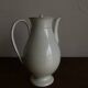 Creil and Montereau neo-classical Directoire coffee pot in fine earthenware circa 1800