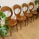 4 chaises bistrot Baumann modèle Mouette en bois courbé