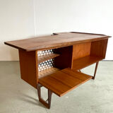 Danish teak Boomerang desk by Peter Løvig Nielsen 1960s