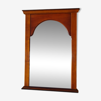 Miroir dans cadre en bois