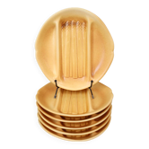 Lot de 6 assiettes à asperges Salins