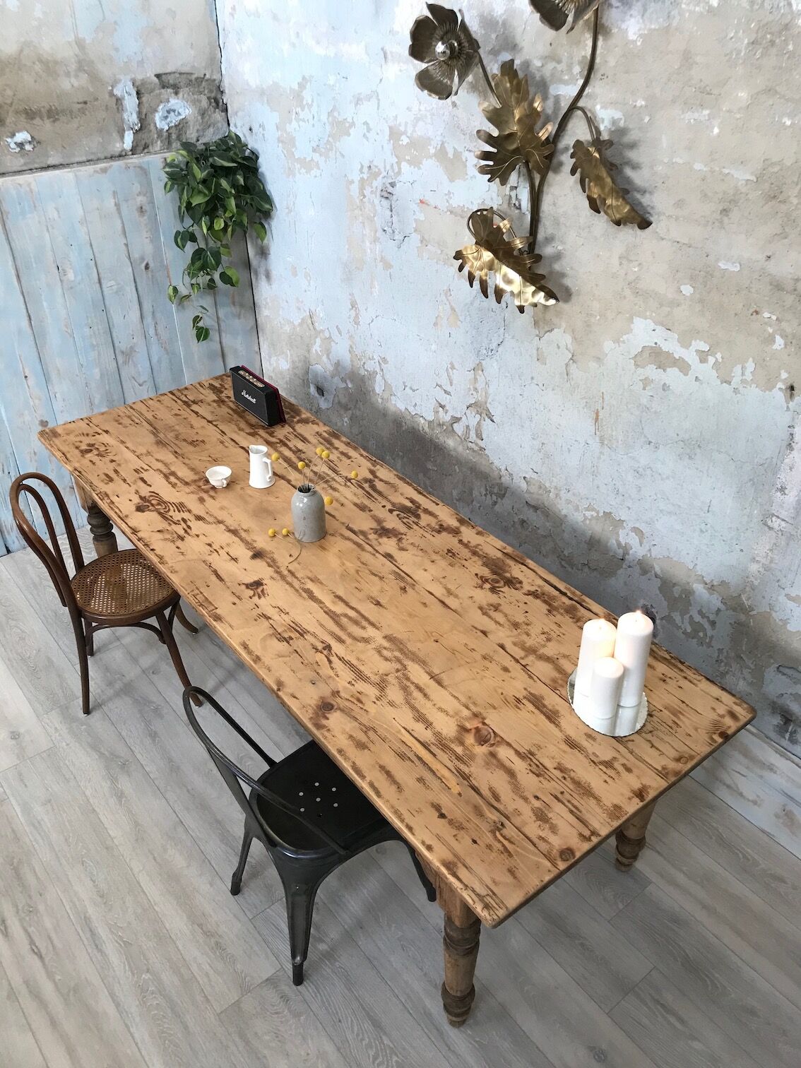 Vintage farm table