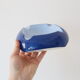 Empty pocket or blue ceramic ashtray, vintage