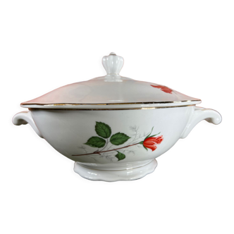 Vintage white vegetable tureen