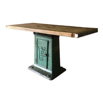 Industrial dining table
