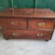 Mahogany and brass boat chest trunk the great pacific s fran