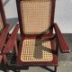 Exotic wooden antique armchairs