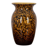 Vase en verre soufflé Murano vintage, années 1980, design italien