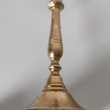 Old golden brass chandelier