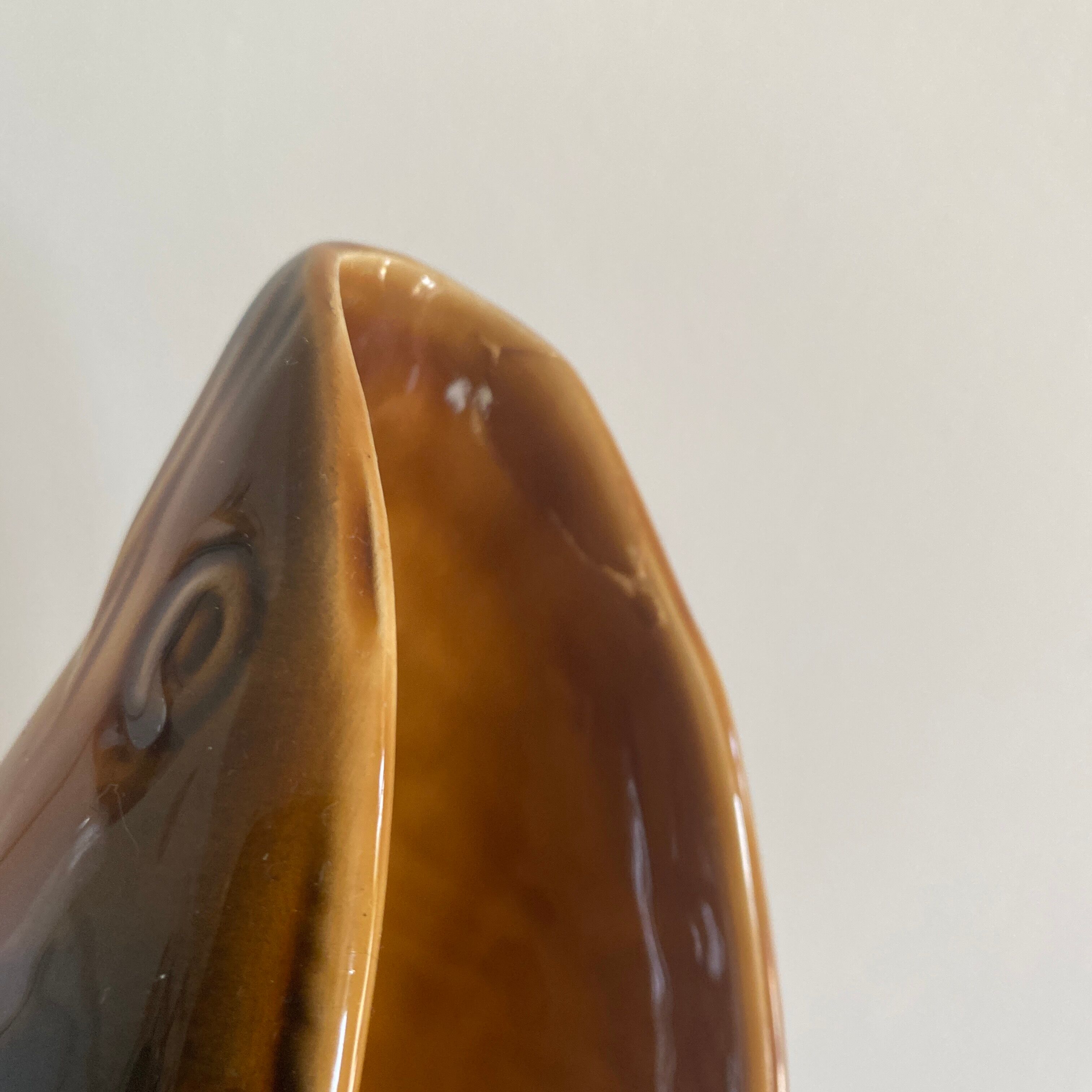 Saucière poisson vintage Sarreguemines