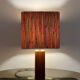 Scandinavian 70s wooden lamp