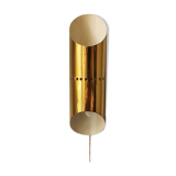 Hollywood Regency-style metal wall lamp 70s