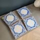 4 old Italian ceramic tiles - Tomasso Bruno