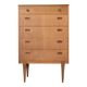Midcentury Chest of Drawers / Tall Boy in Teak by Nathan. Vintage Modern / Retro / Danish Style / Sc