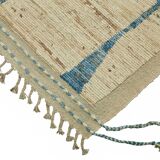 Handwoven Tribal One of a Kind 316 cm x 430 cm Beige Wool Carpet