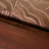 MK11213 Three-seater rosewood sofa