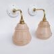 Swan neck and Clichy glass wall lights