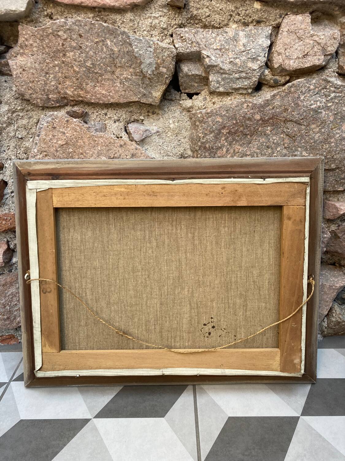 Oil on canvas “Marine” framed