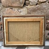 Oil on canvas “Marine” framed