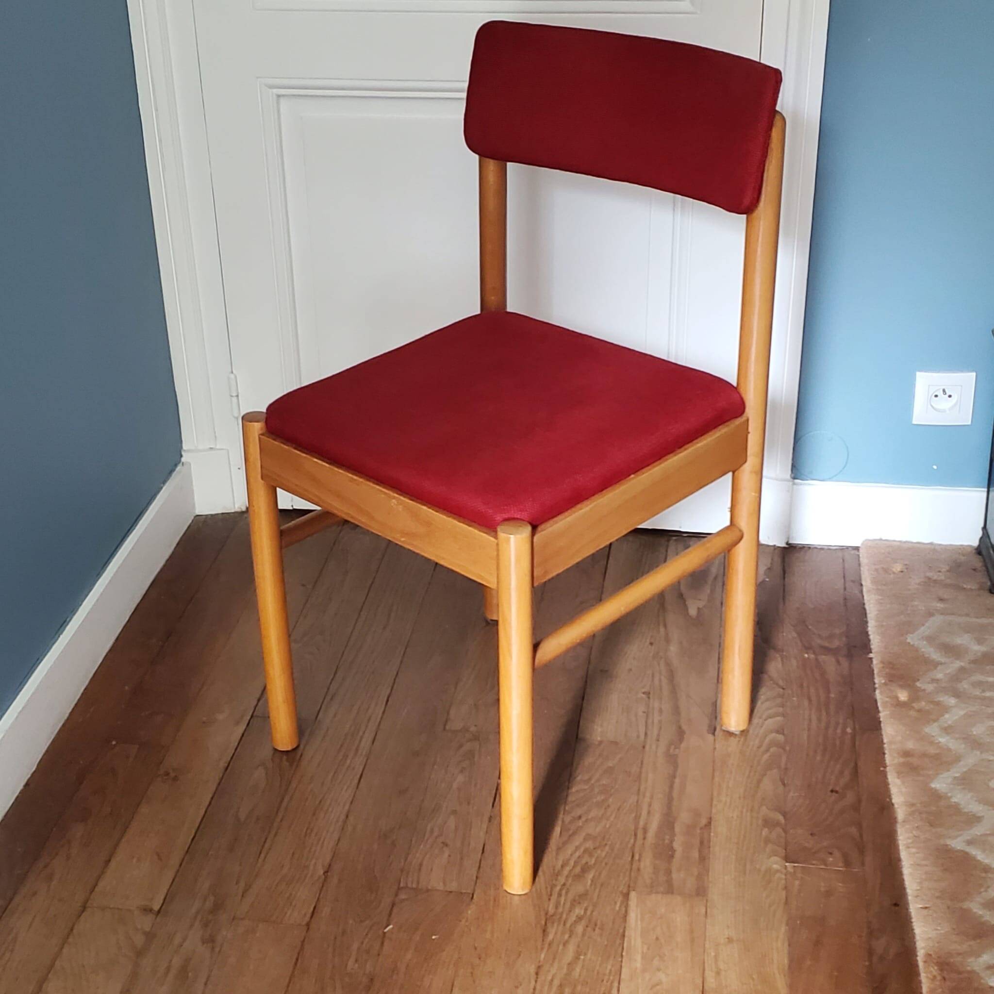 Set of 4 vintage Baumann chairs