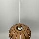 Scandinavian UFO Mushroom Pendants in Wood Veneer, 1970s
