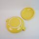 Large yellow modernist soup tureen