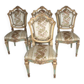 Ensemble de 4 chaises Napoléon III, seconde moitié du XIXe siècle, France