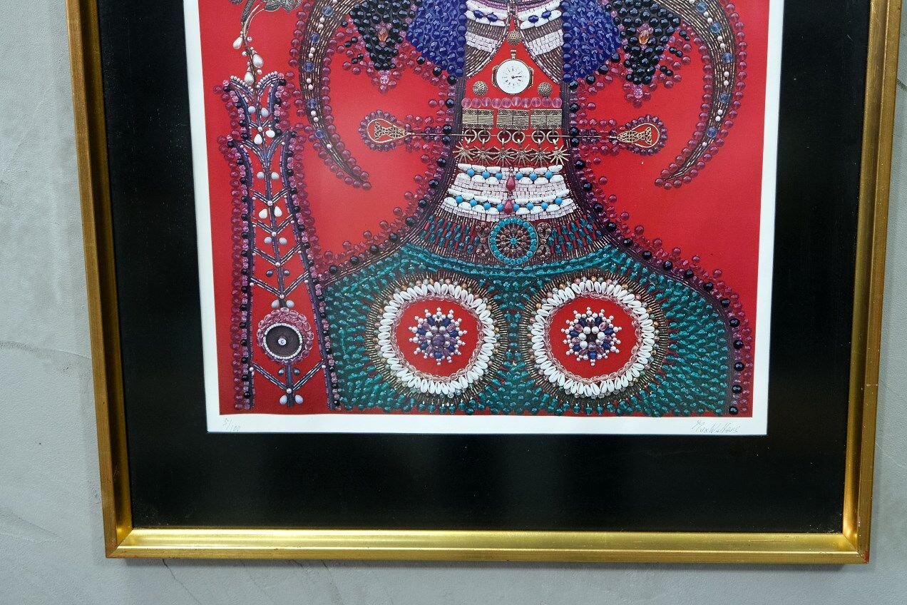 Max Walter Svanberg, 1980s, Hand signed print, Framed