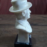 Resin bust by Puccini, marble base