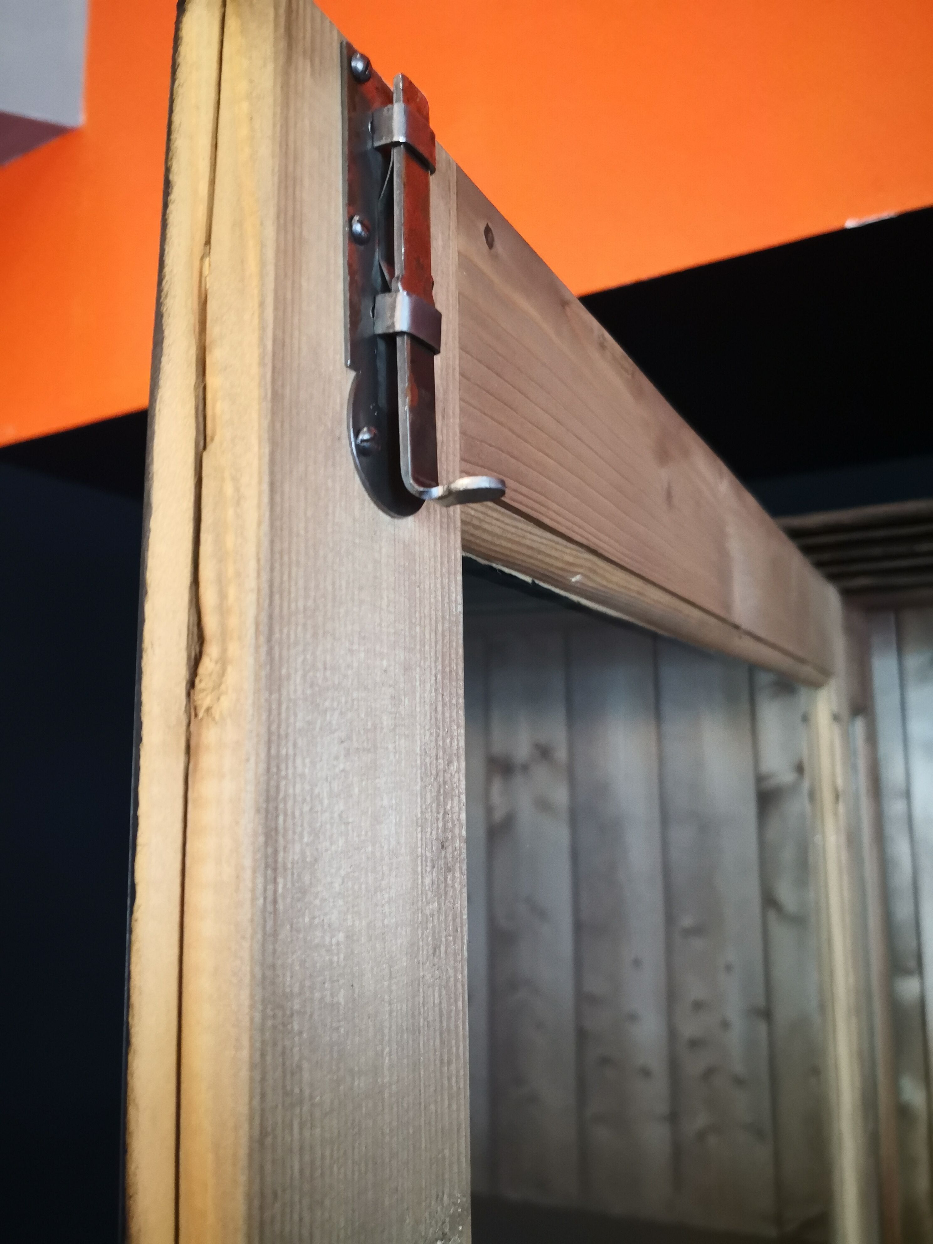 Large glazed Parisian wardrobe, showcase.