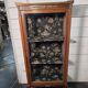 Vitrine ancienne style transition Louis XV-Louis XVI en Acajou