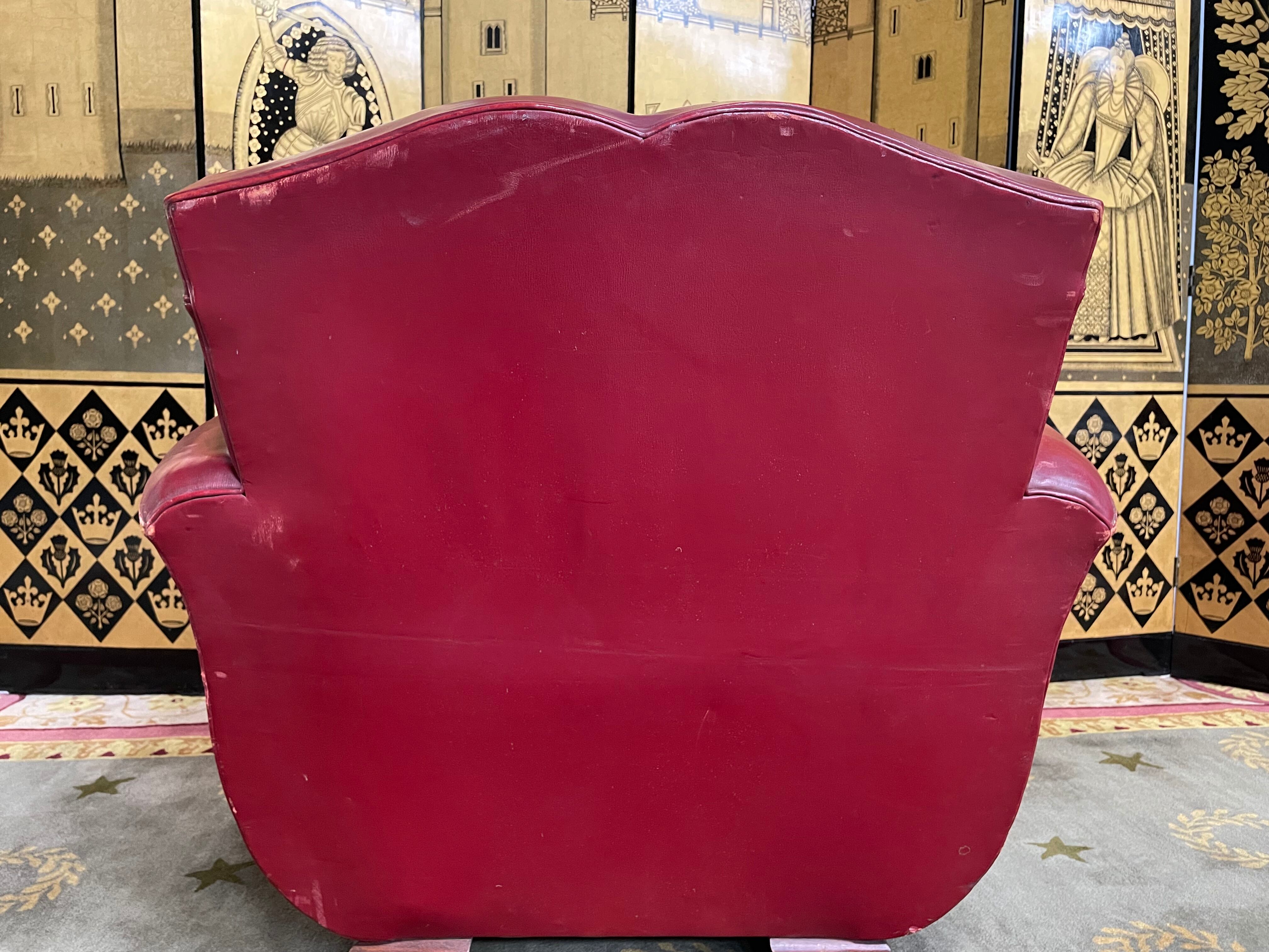 Fauteuil club époque Art Déco