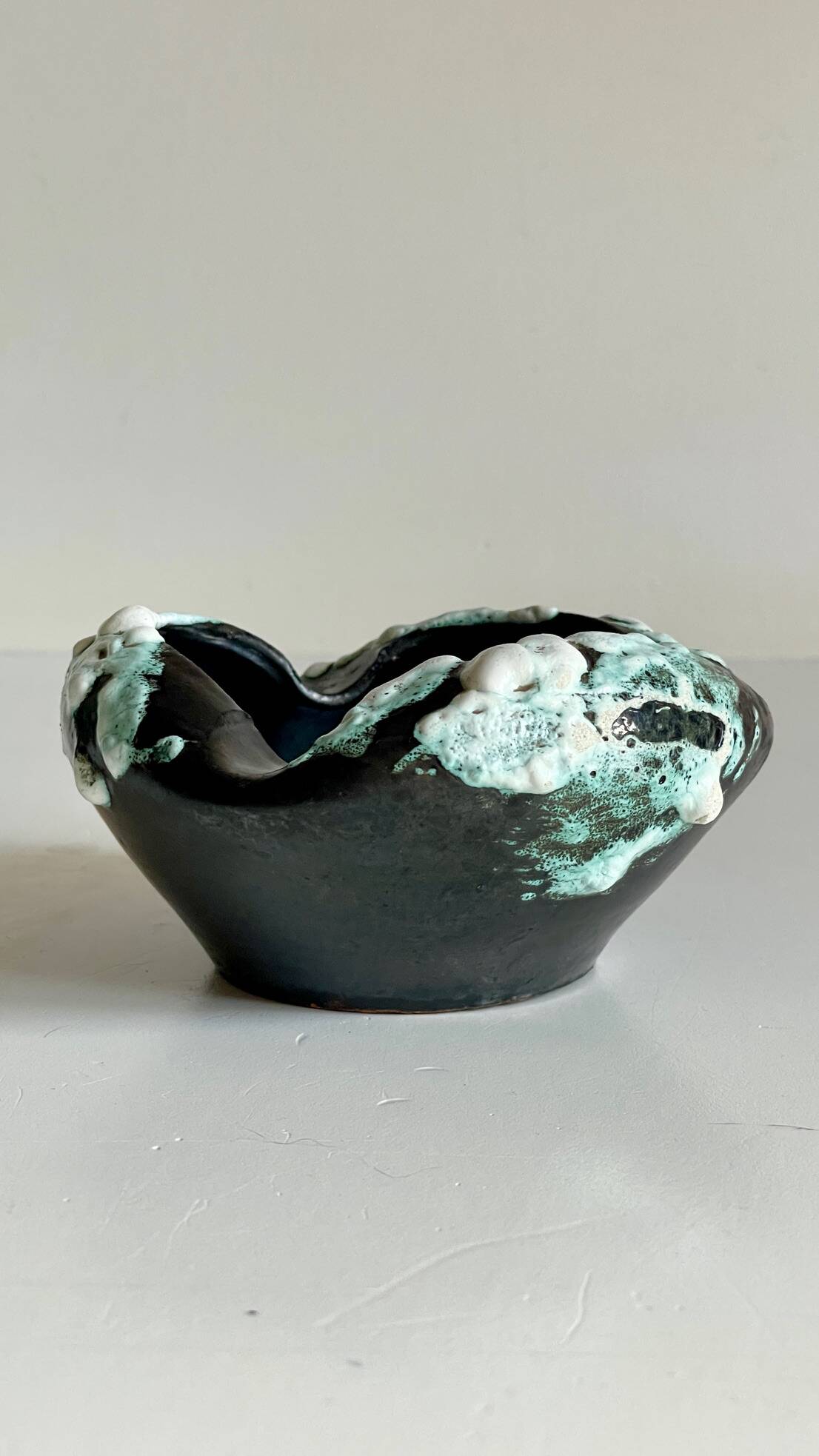 Cyclops Ceramic Ashtray Annecy France Vintage