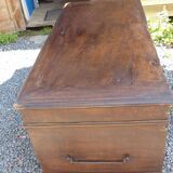 old walnut chest