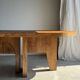 Immense solid teak table 2.10m x 1m