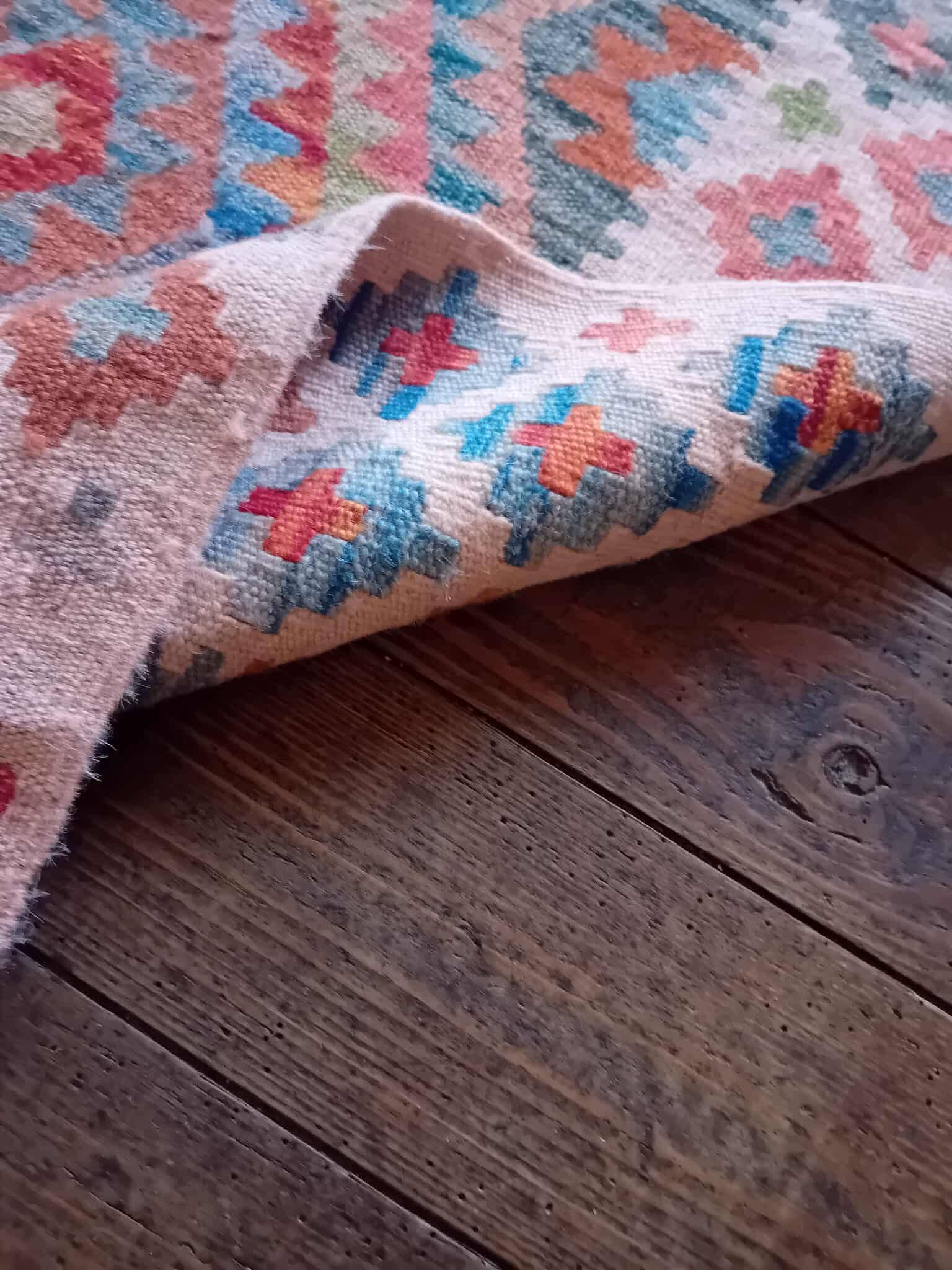 Handmade Afghan Kilim 19x121cm