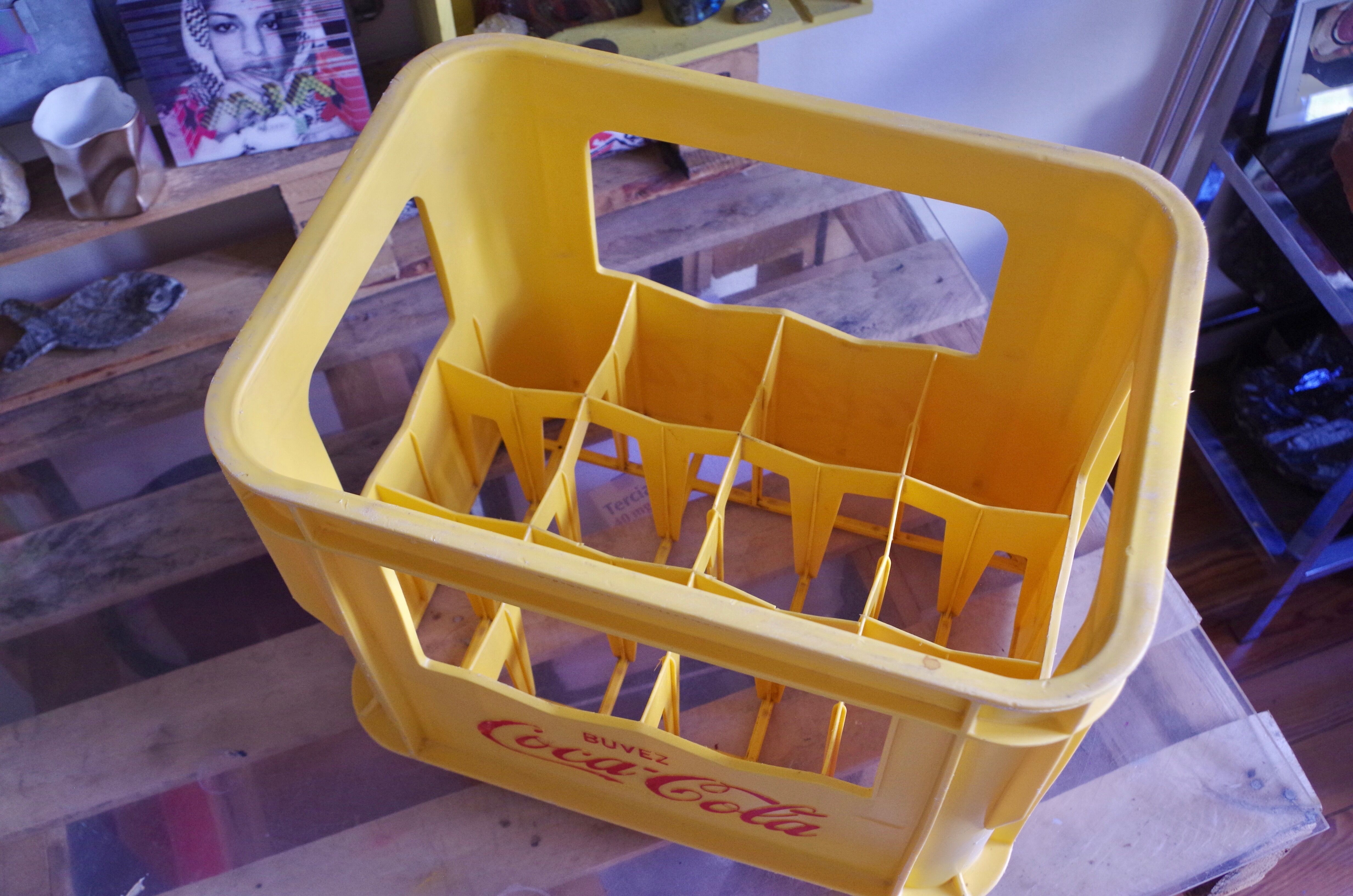 Coca cola vintage bottle locker