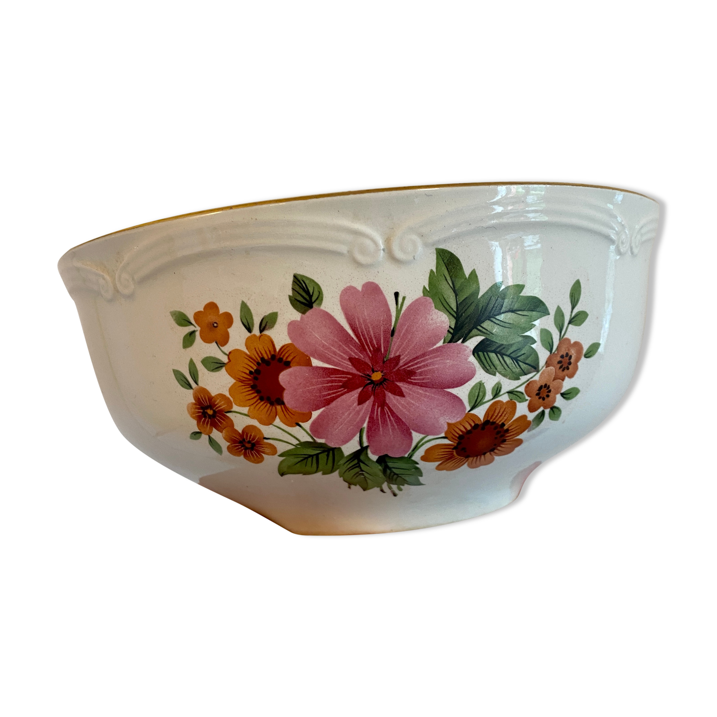 Saladier vintage Gien