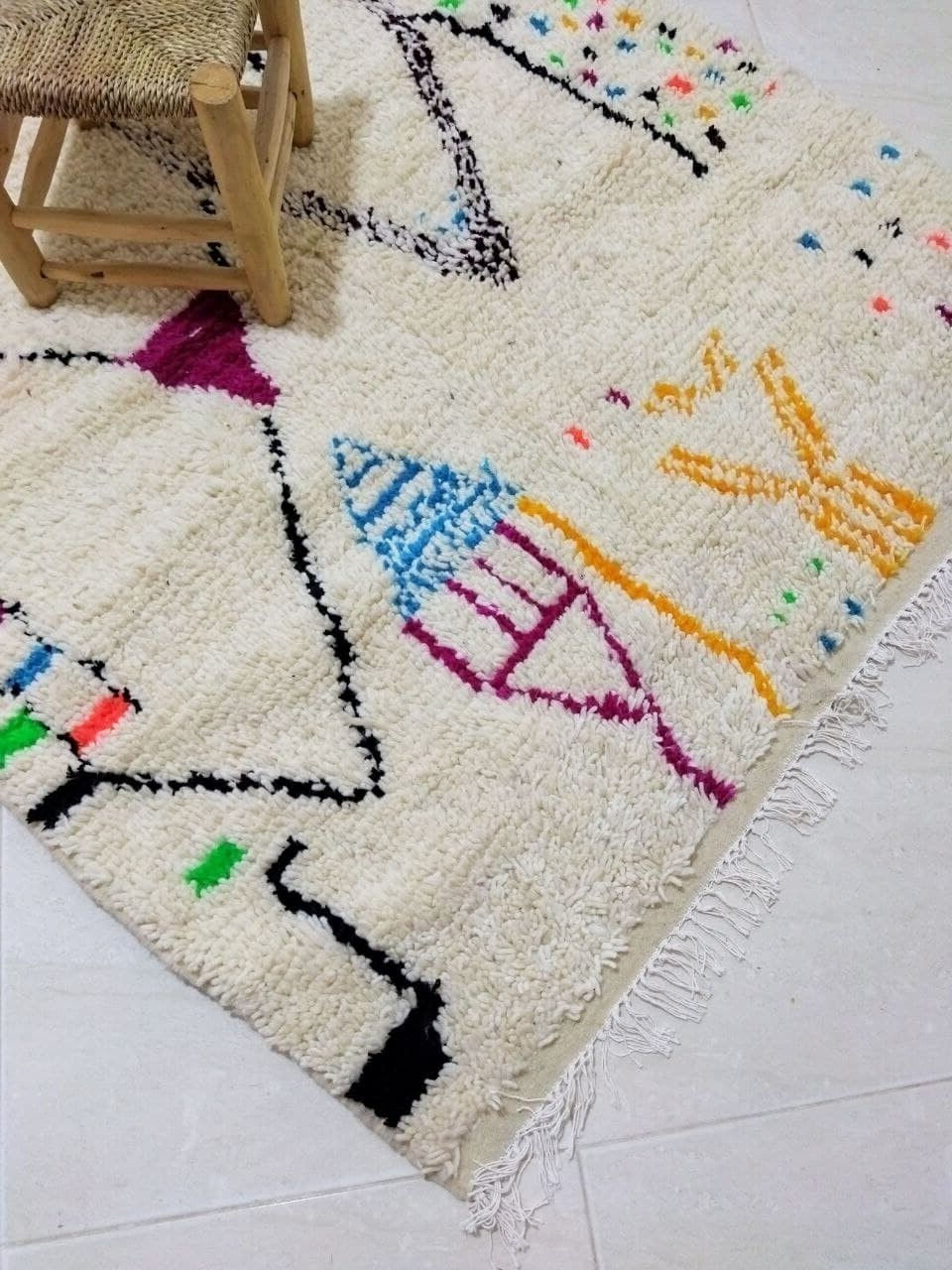 Moroccan Carpet 246x145cm