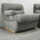 1970s Czechoslovak Space Age Four-Piece Sculptural Modular Sofa