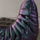 Togo 2-seater sofa in ultraviolet leather by Michel Ducaroy for Ligne Roset